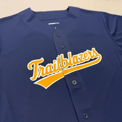 Custom screen printed jersies for youth sports